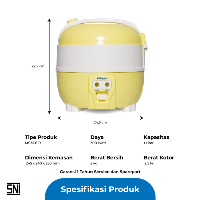 Miyako Magic Com 1 Liter - MCM610